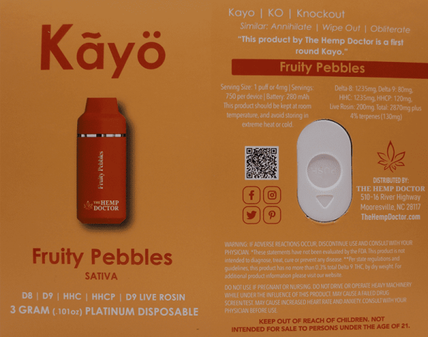 Fruity Pebbles Kayo Disposable Vape
