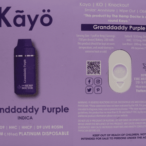 Granddaddy Purp Kayo Disposable Vape