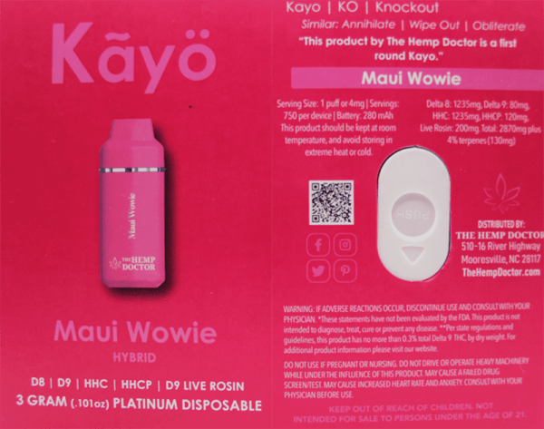 Maui Wowie Kayo Disposable Vape